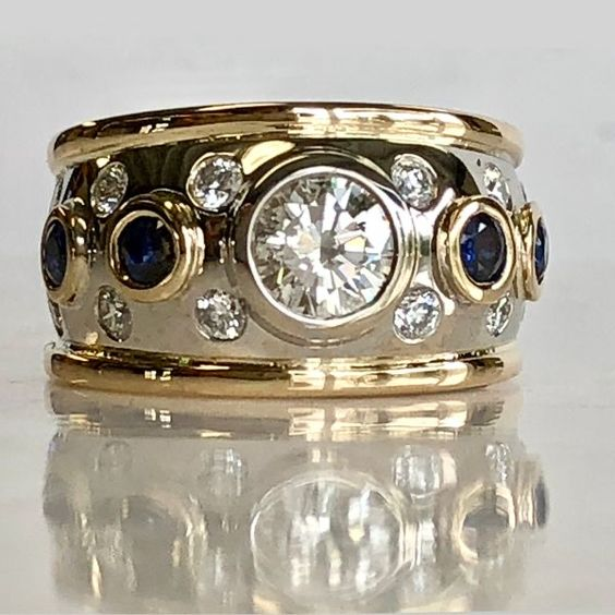 Anello Vintage in Zirconia Incastonata Oro