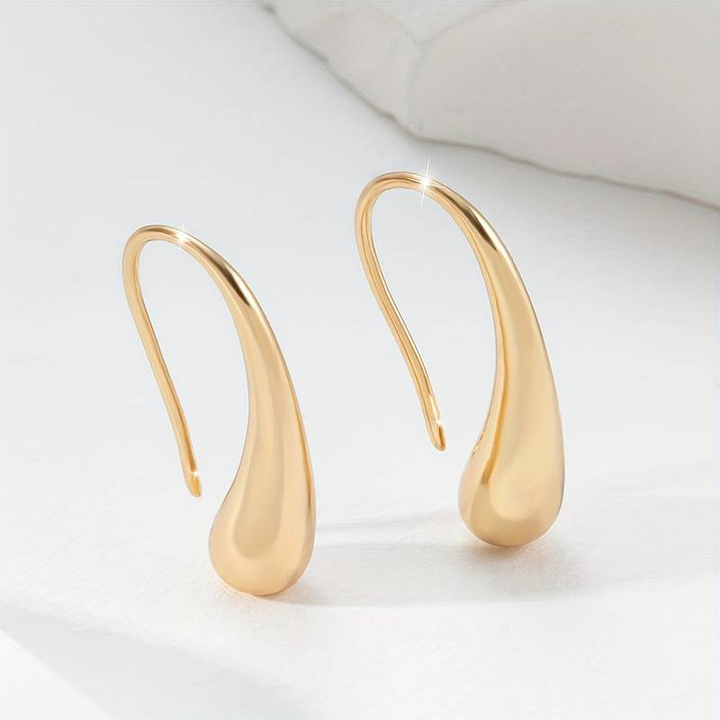 Orecchini Vintage color oro "Drop"