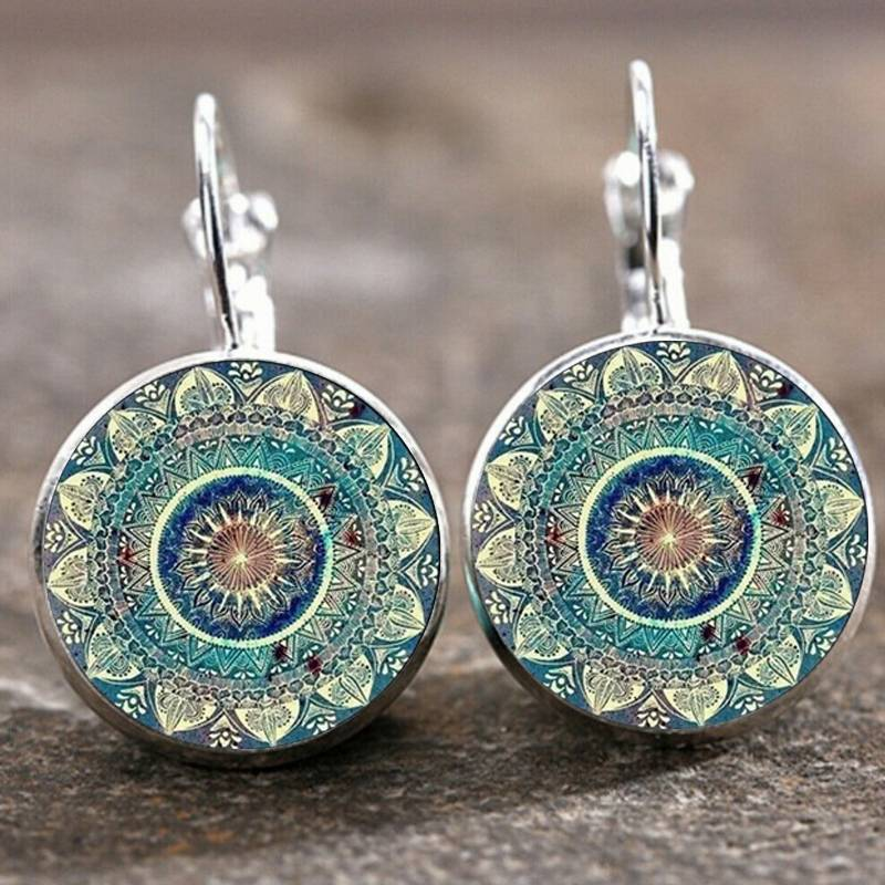 Orecchini Mandala Vintage Rotondi