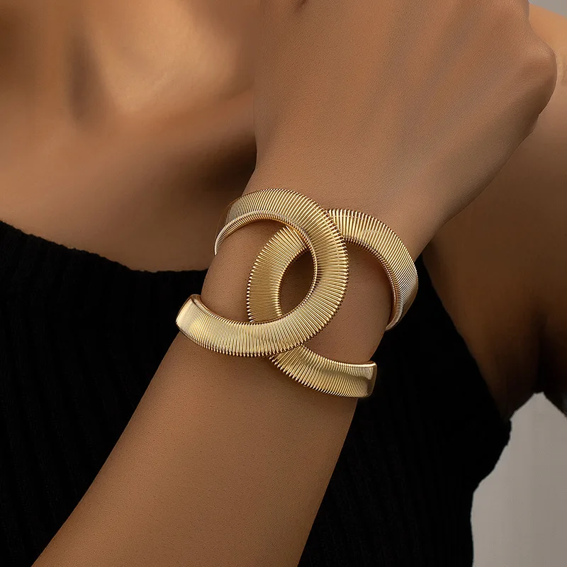Bracciale Doppio Elegante color oro