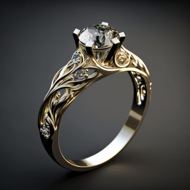 Anello Elegante in Zirconia Esotica