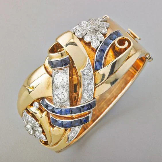 Anello in Zirconia Vintage Oro