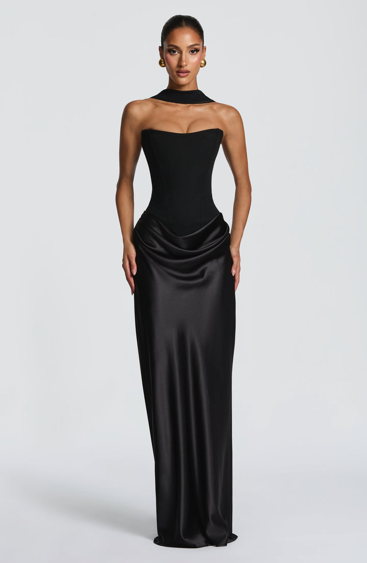 Abito Maxi Maggie - Nero