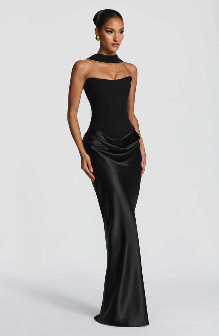 Abito Maxi Maggie - Nero