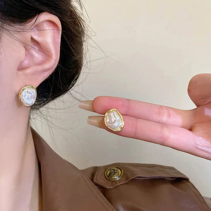 Orecchini Eleganti in Perla di Carmen