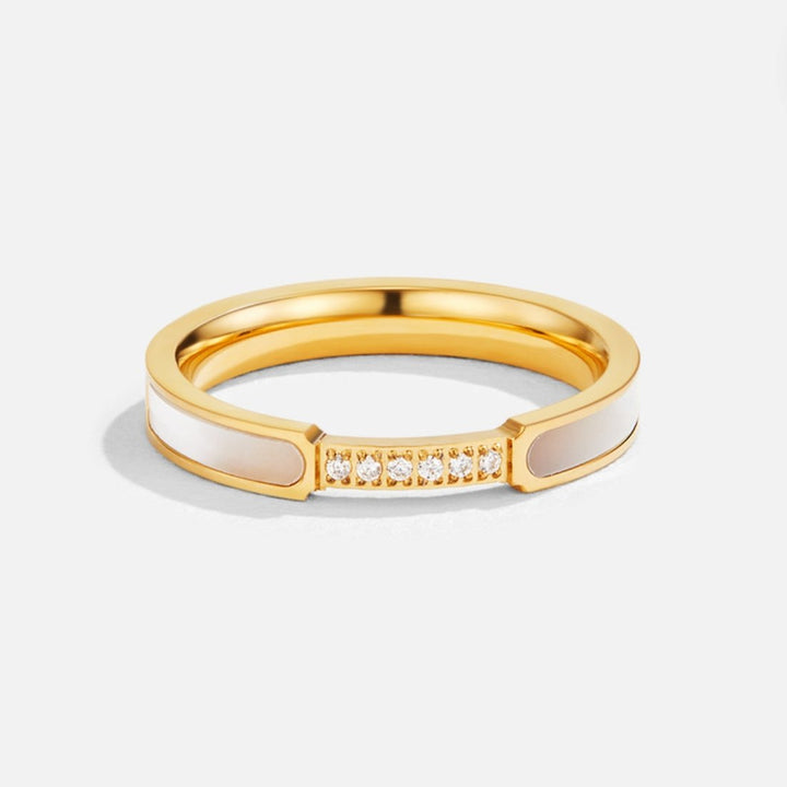 Unità - Anello in Perla e Cristallo
