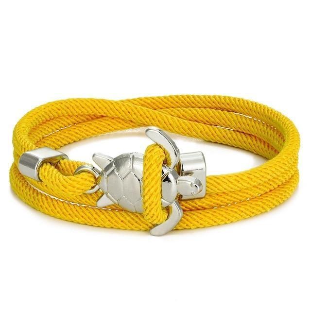 Bracciale fatto a mano a forma di tartaruga marina