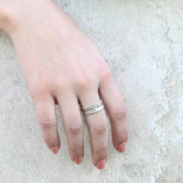 Shine - Anello color argento Stratificato Vintage Oro