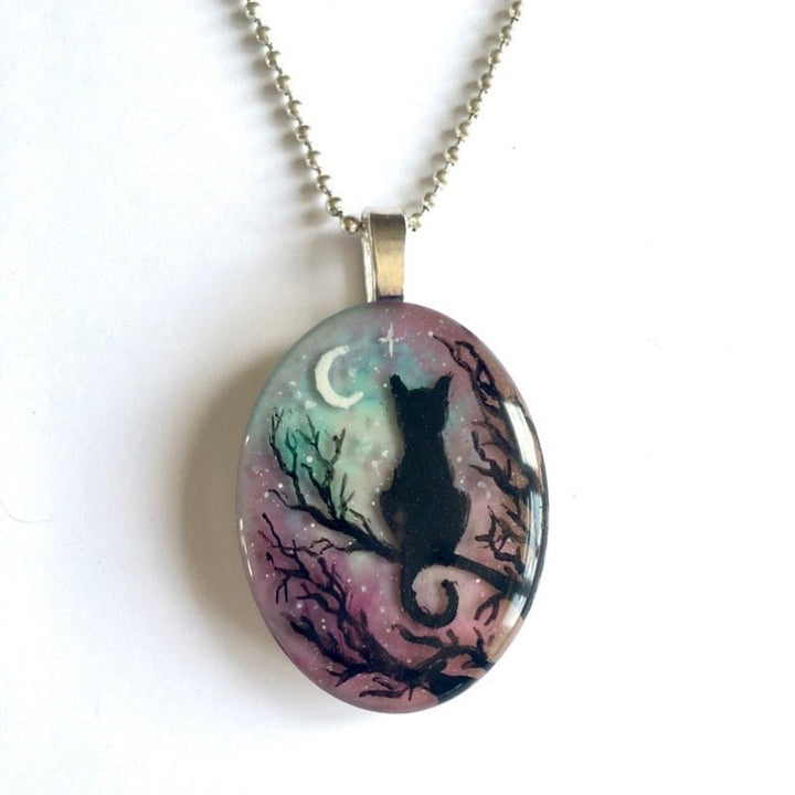 Collana di gattino della notte stellata' adorabile