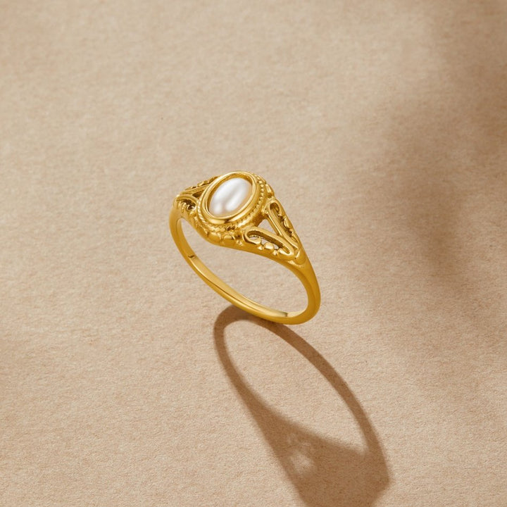 Royal - Anello Vintage con Perla