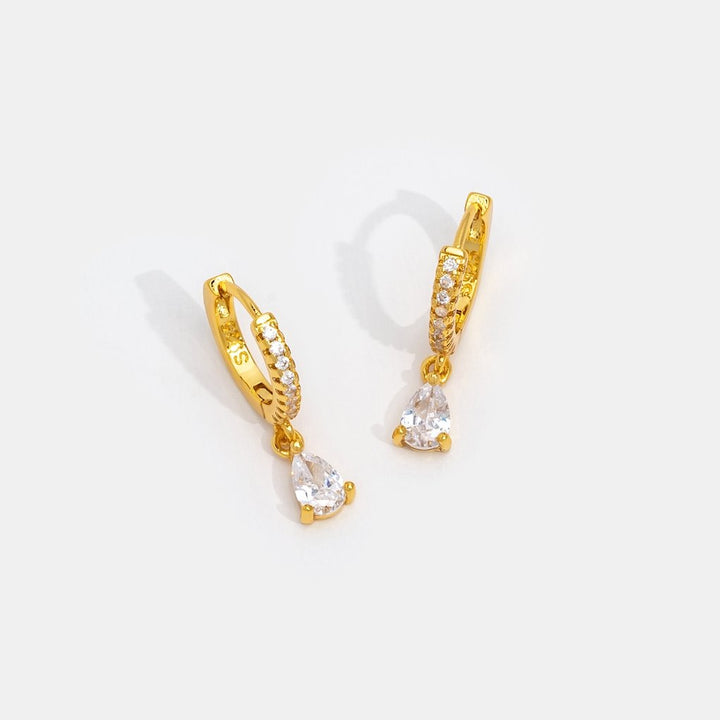 Orecchini in Cristallo color oro Premium